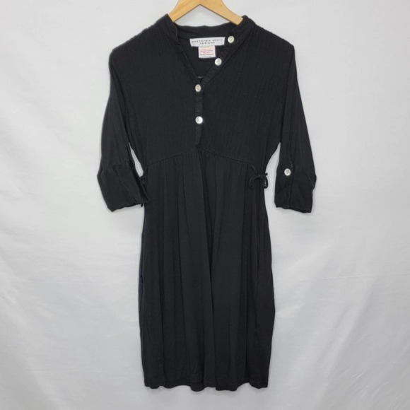 Gretchen Scott Designs 3/4 sleeve button detail pockets - Picture 3 of 11